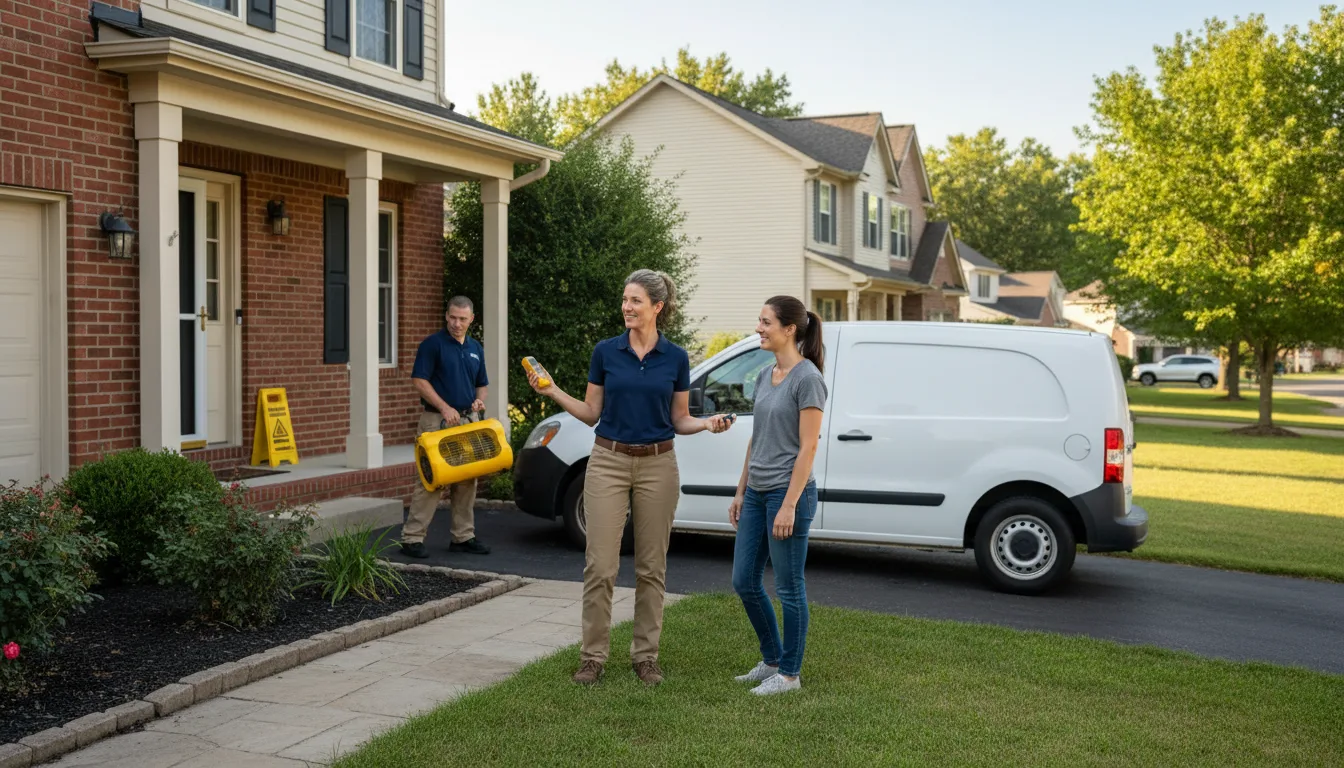 Water restoration image for Home Water Damage Repair in Thicket, TX
